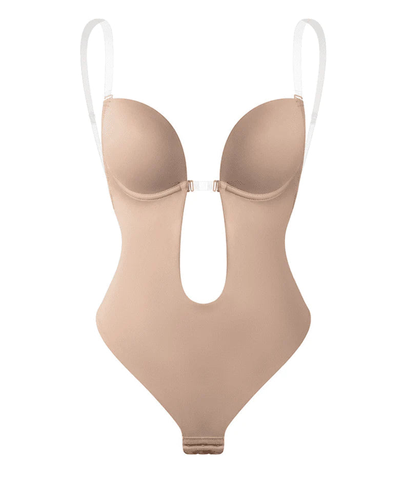Anti-Slip Backless Waist Reduction Bodysuit-color