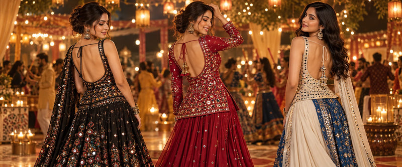 Backless Outfits for Navratri Parties: What to Wear Underneath