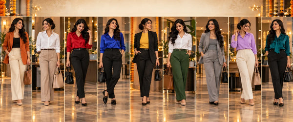 Navratri Office Outfit Ideas: Western Workwear in the Colour of the Day