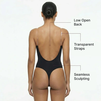 Garba-Ready Backless Shapewear Bodysuit