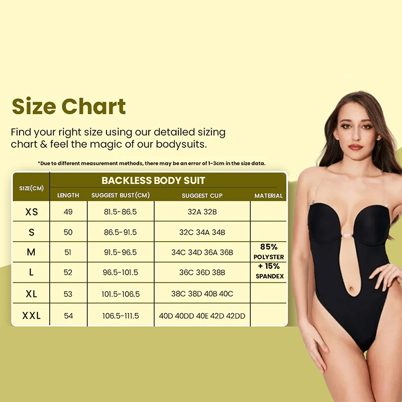 Anti-Slip Backless Waist Reduction Bodysuit-color