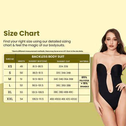 Anti-Slip Backless Waist Reduction Bodysuit-color